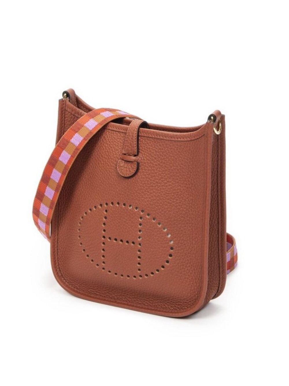 ★SOLD★ Hermes Evelyne Noisette Togo Leather Handbag - Picture 2 of 10